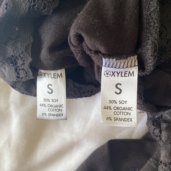 Xylem Clothing Cami Bra and Cheeky Panty Set + Bikini Panty Lace Organic S - Picture 8 of 13